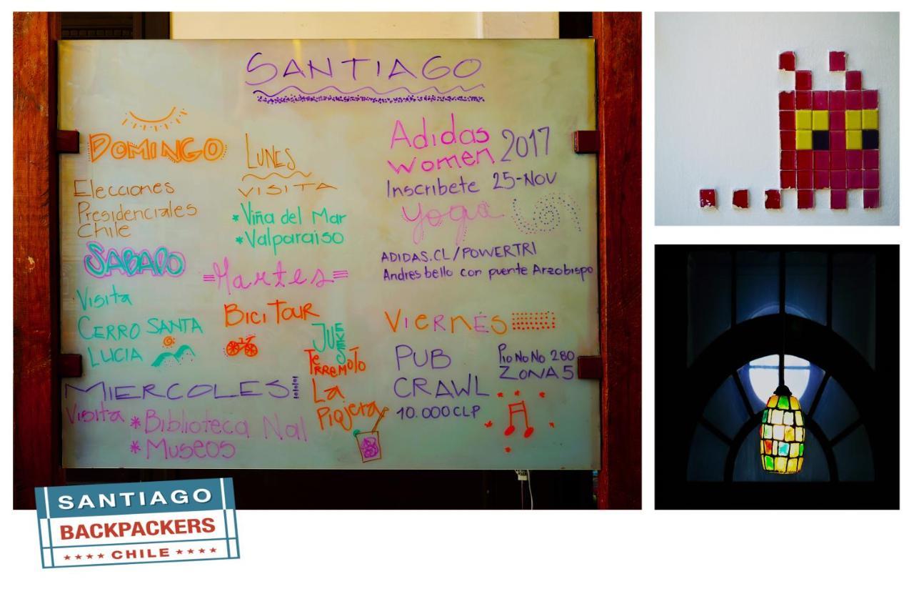بيت شباب Santiago Backpackers المظهر الخارجي الصورة